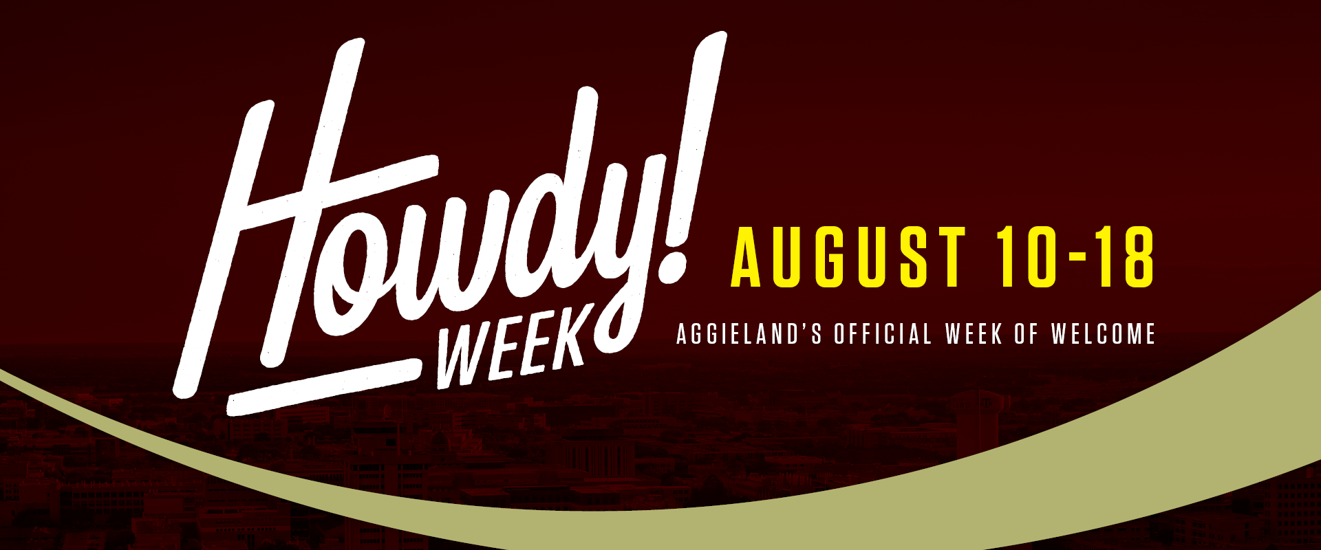 Events | Howdy Week: Aggieland’s Official Week of Welcome